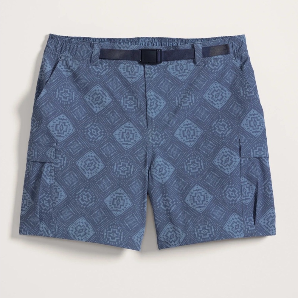 PENDLETON XL BLUE BEACH BLANKET FIELDER HYBRID CARGO SHORTS
